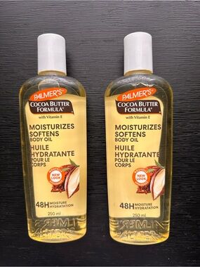 Cocoa Butter Formula Moisturizing Softens Body Oil - Yellow